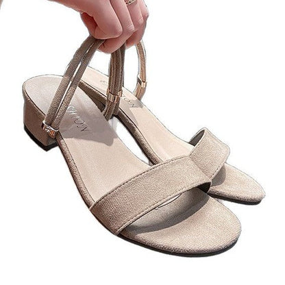 Dam Sandaler Dubbelband Mjuk Tyg Tåavskiljare 6