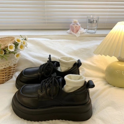 Chunky Sneakers mit Sockendesign – Synthetisches Leder, Robuste Plattform, Vielseitige Damen-Schuhe in Größe 36-41 7