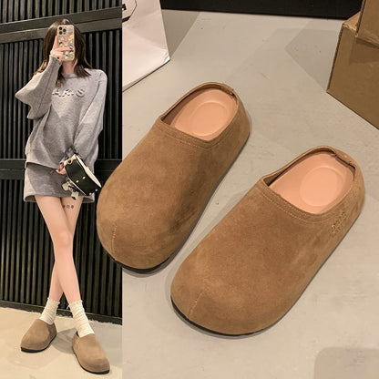 Dam Träskor Komfort Elegant Övre Material Vadderad Innersula 4