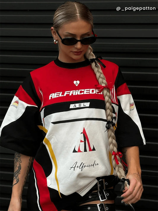 Herr T-shirt Kortärmad Färgblock Polyester Spandex-1