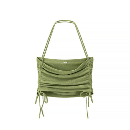 Kvinnors Topp Wrap Design Justerbart Andningsbart Tyg 7