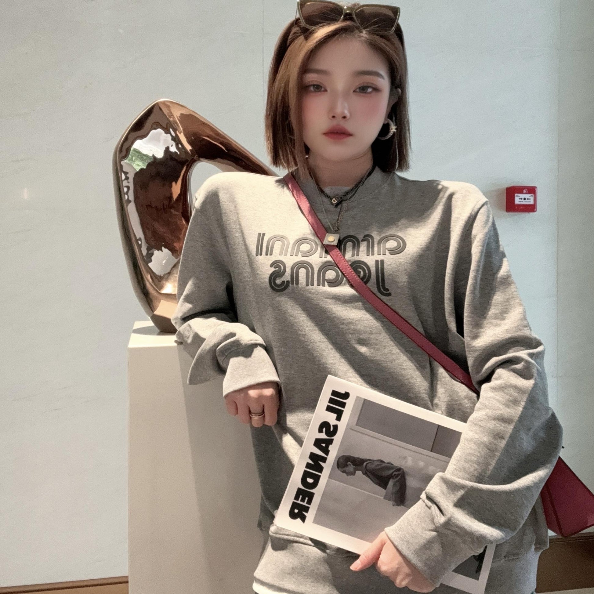 Variant image for Herr Tröja Rundhalströja Tjock 100% Bomull-6