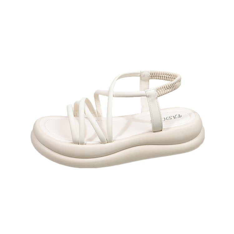 Kvinnors Sandaler Flexibelt Material Modern Design 6