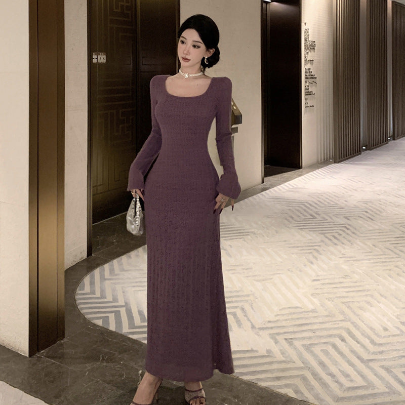 Variant image for Lång Kofta Dam med Spetsdetaljer i Högkvalitativt Tyg-1