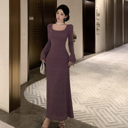 Variant image for Lång Kofta Dam med Spetsdetaljer i Högkvalitativt Tyg-1