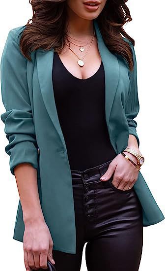 Variant image for Damer Överdimensionerad Blazer Elegant Polyester-19