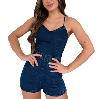 Dam Bermuda Shorts Avslappnad Midja 100% Bomull-1