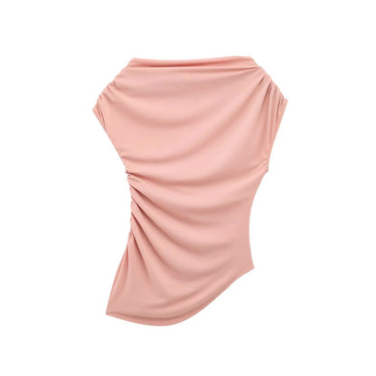 Snygga Damtoppar med Lindad Design och Elastisk Passform – Andningsbart Material för Vardags- och Festbruk 5