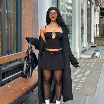 Kvinnors Bustier Topp Utskuren Justerbara Bärare Högkvalitativt Material 3