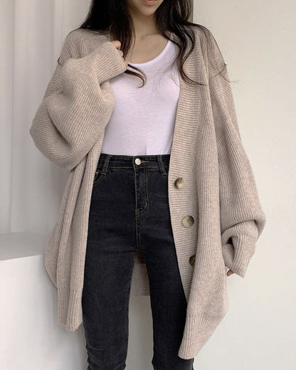 Dam Kofta V-halslinje med Lykta Ärmar i Lätt Material-6