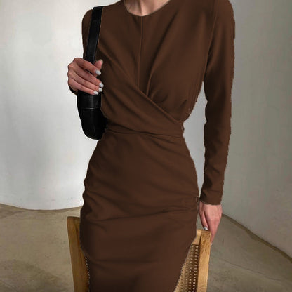 Variant image for Kvinnors Bodycon Klänning Hög Midja Polyester A-linjeformad-37