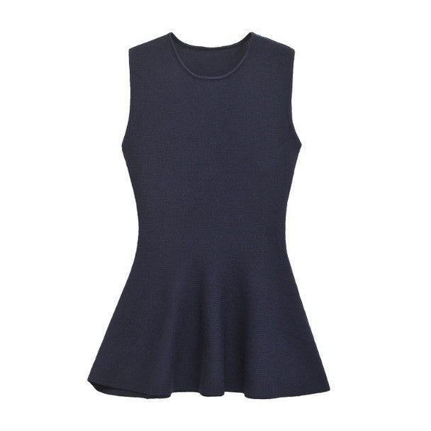 Dam A-linjeklänning Ärmlös Elastisk För Sommar och Fest 6