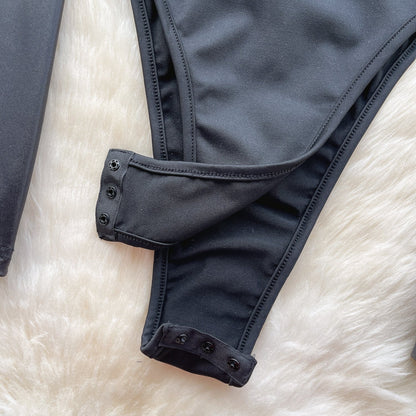 Herr Bodysuit Elastisk Polyester Spandex-4