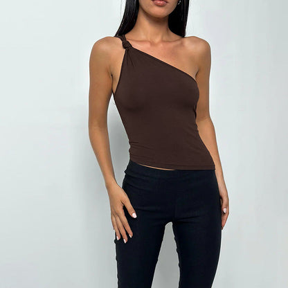 Kvinnors Top med Knutdesign – Elastiskt Tyg, Lätt Material, Normal Passform, Maskin Tvättbar – S, M, L, XL 8