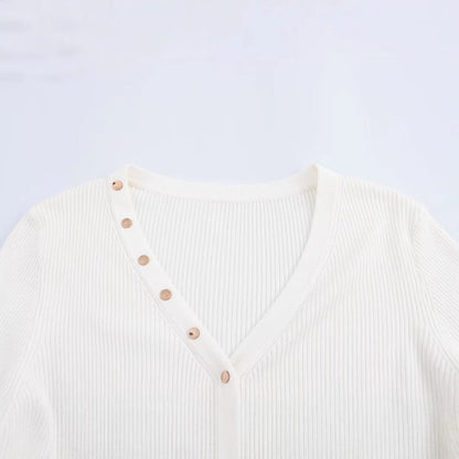 Fina Dam Klänningar Kort Elegant Polyester med Knapprad-3