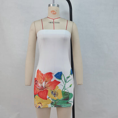 Variant image for Kvinnors Off-Shoulder Festklänning Kort Pillant Tyg-1