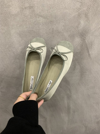 Kvinnors Ballerinaskor Mjuk Mocka Slingdetalj Elegant Komfort 9