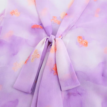 Damblus med Voluminösa Ärmar och Blomsterbroderi i Lätt Tyg – Elegant och Andningsbar för Alla Tillfällen 3