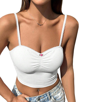 Variant image for Dam Bandeau Top Rynkad Mjölk Silke-9