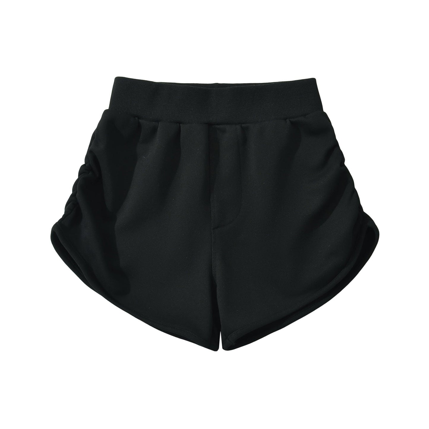 Kvinnors Fritidshorts Sportig Andningsbart Material Hög Midja 5