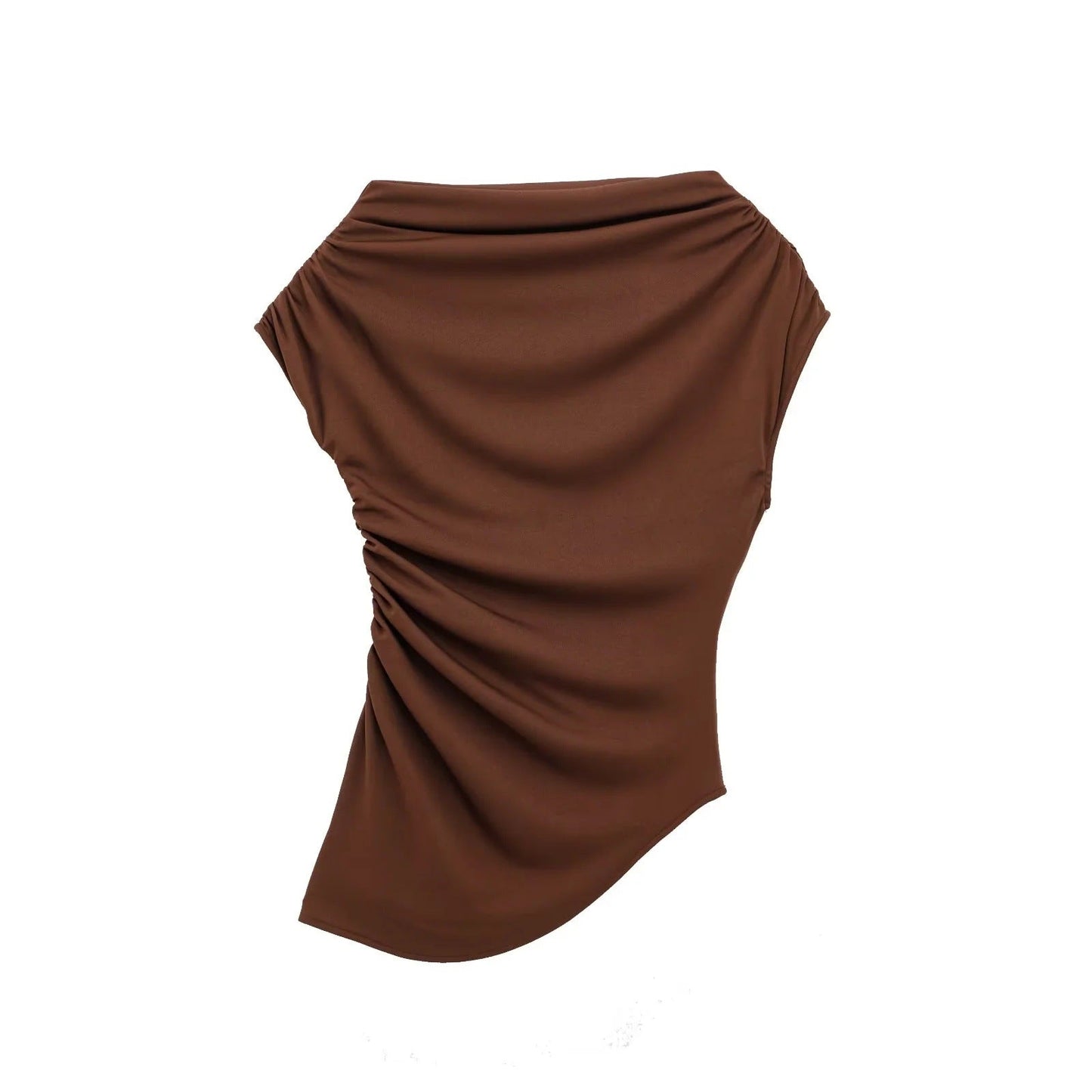 Snygga Damtoppar med Lindad Design och Elastisk Passform – Andningsbart Material för Vardags- och Festbruk 7