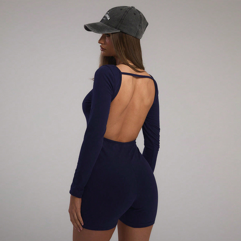 Dam Overall Modern Elastisk Långärmad Komfortabel Design 3