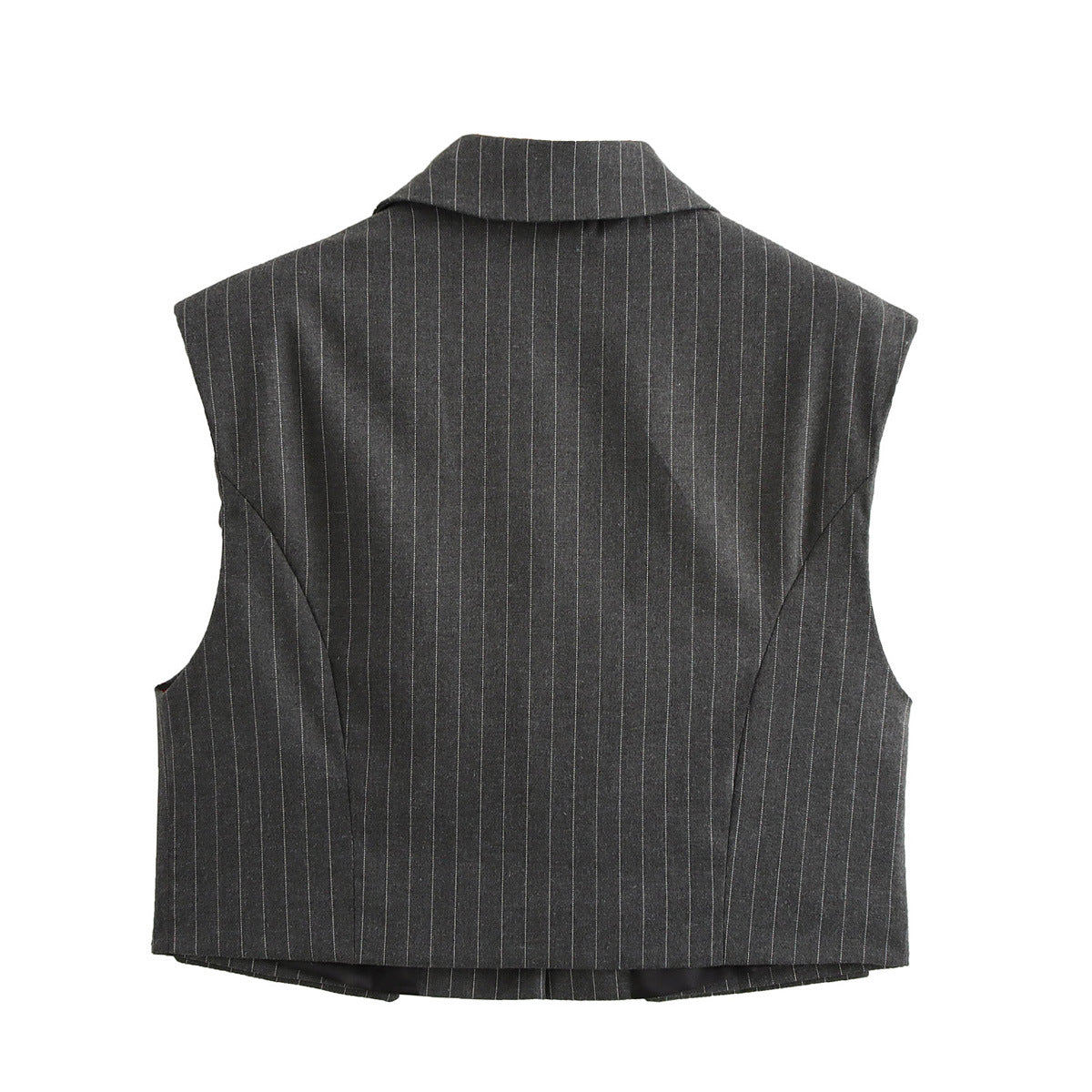 Dam Byxor Set Ärmlös Patchwork Polyester med Elastisk Midja 3