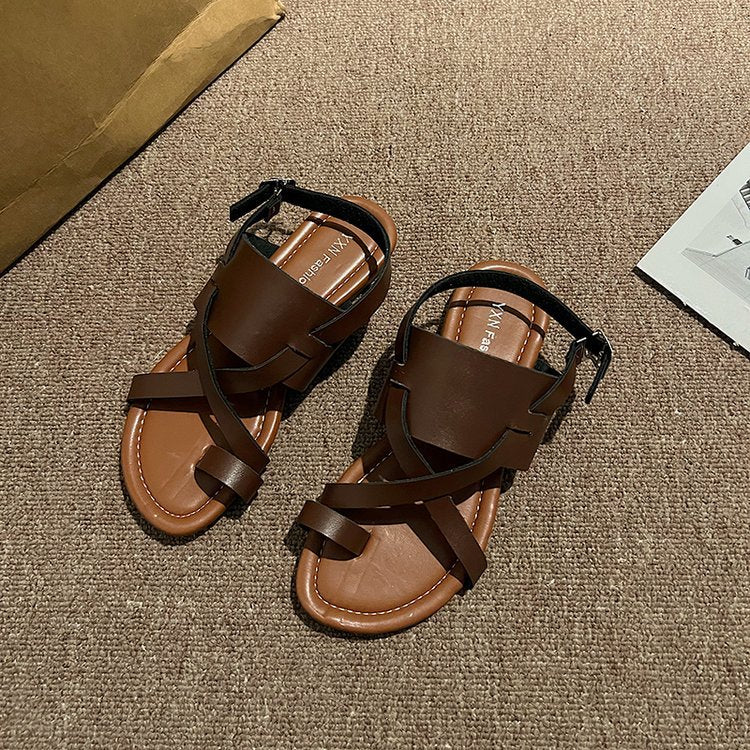 Dam Sandaler Justerbara Remmar Chic Design Syntetiskt Material 2