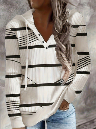 Hoodie Män Lång Ärmar Polyester Modern Passform-5