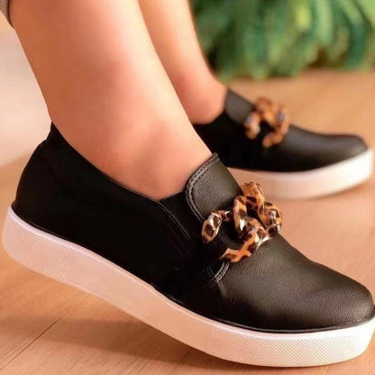 Kvinnors Sneakers Djurmönster Bekväm Sula Syntetisk 2