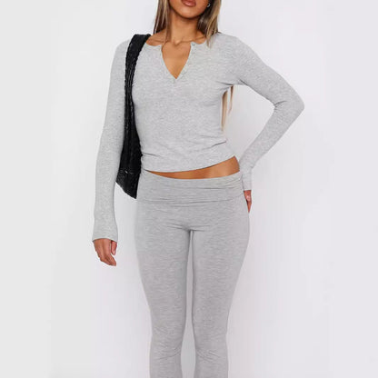 Variant image for Dam Tröja Långärmad Halvöppen Krage Mjuk Tygblandning-9