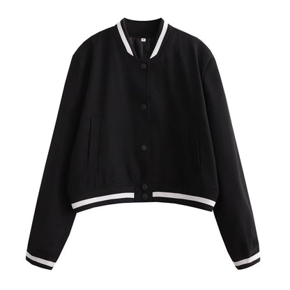Variant image for Herr Basebolljacka Färgblockerad Polyester Street Fashion-4