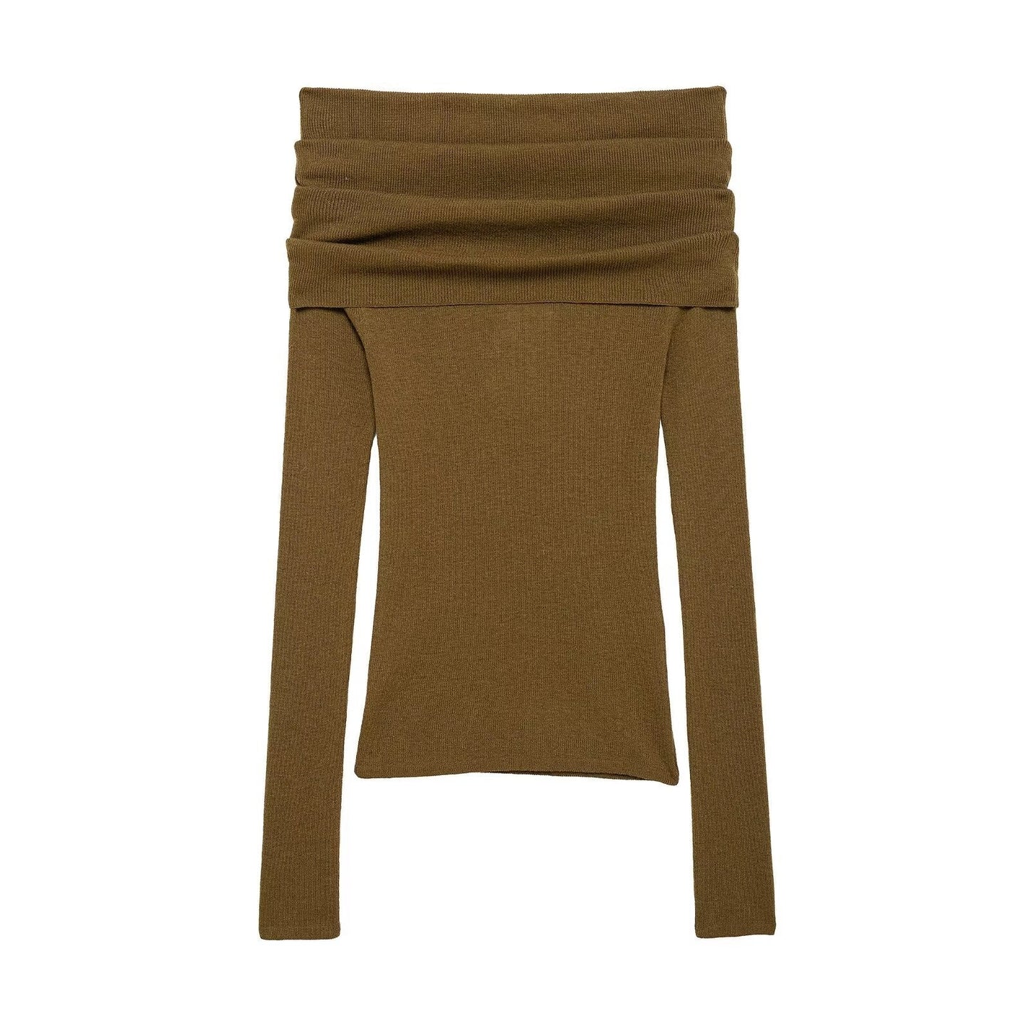 Dam Tröja Långärmad Klassisk Bomull-2