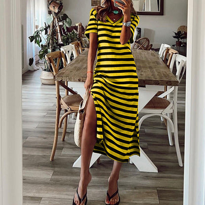 Variant image for Dam Klänning Asymmetrisk Rockstil Midi Acetat-13