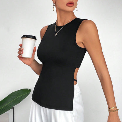 Dam Asymmetrisk Tröja Modern Polyester 5