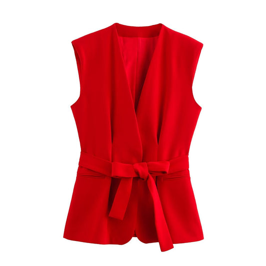 Damernas Byxdress Ärmlös Polyester med Vidbyxor-1