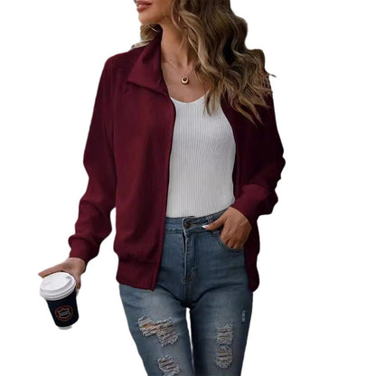 Kvinnors Zip Klänning Elegant Polyester Spandex-5