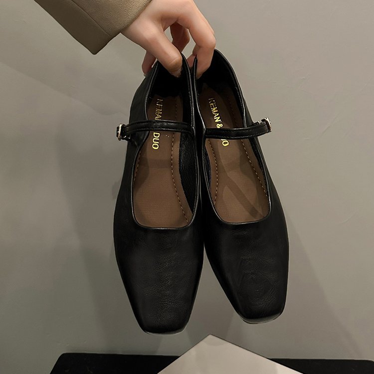 Bequeme Ballerinas Damen aus Synthetischem Leder mit Klassischer Remdesign – Elegante Ballerina Schuhe für Alltag und Festlichkeiten 4