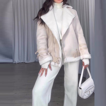 Klassisk Damjacka i Polyester för Hösten – Värmande och Tidlös Jacka för Kalla Dagar, Mångsidig Passform S-XL 7