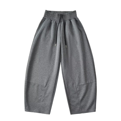 Breda Fritidsbyxor Dam med Elastisk Midja i Lätt Material - Bekväm Passform för Avkopplande Dagar 3