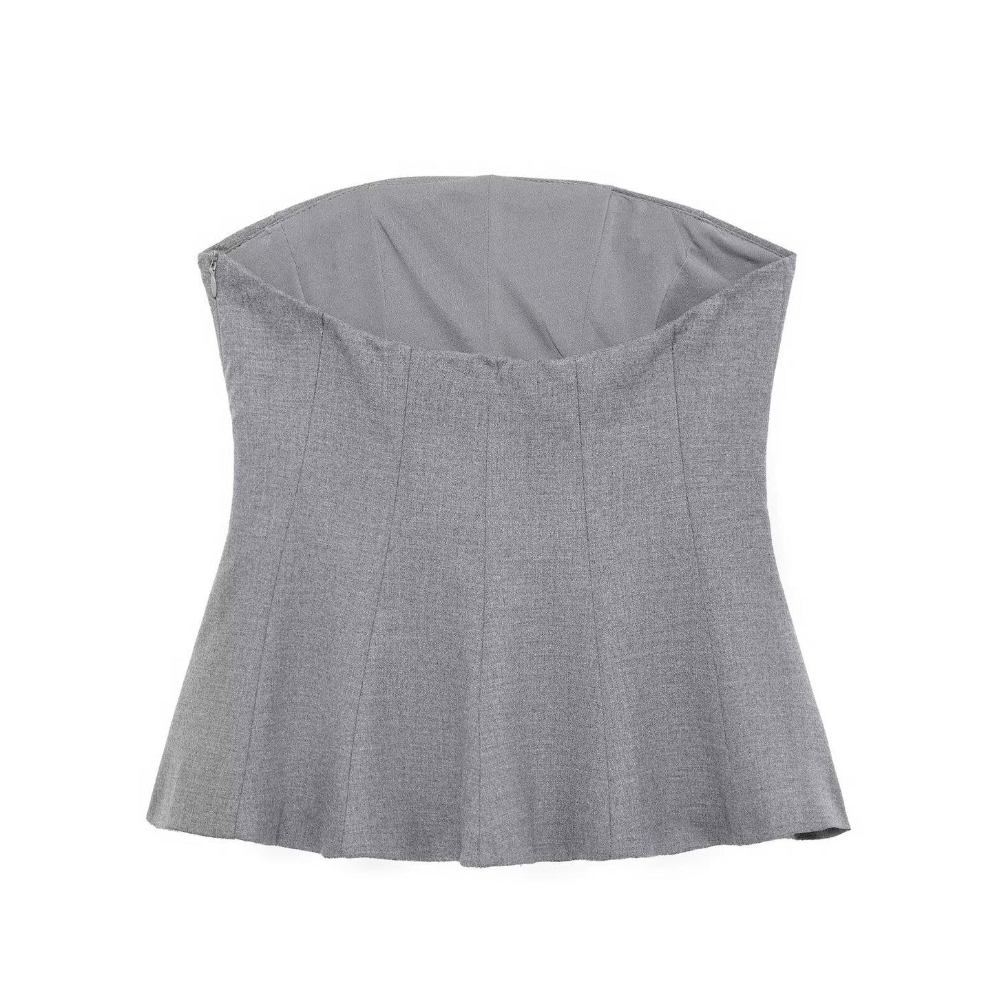 Dam Bandeau Topp Mjuk Bomull Regelbunden Passform 2