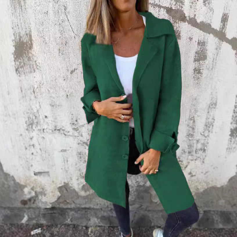 Dam Fickkardigan Långärmad Ullblandning-3