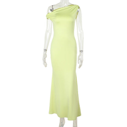 Axelfri Klänning för Kvinnor i Elastiskt Tyg - Figurbetonad Design för Bröllop och Cocktailfester 8