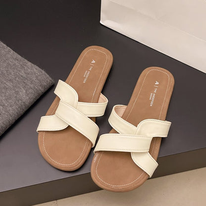 Dam Sandaler Slip-On Elegant Design Syntetisk med Vadderad Sula-2