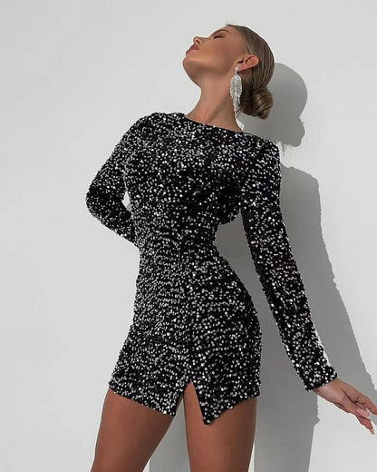 Variant image for Dam Aftonklänning Långärmad Bodycon Polyester-1
