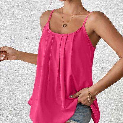 Dam Festtoppar Monokrom Polyester Löst Passform 3