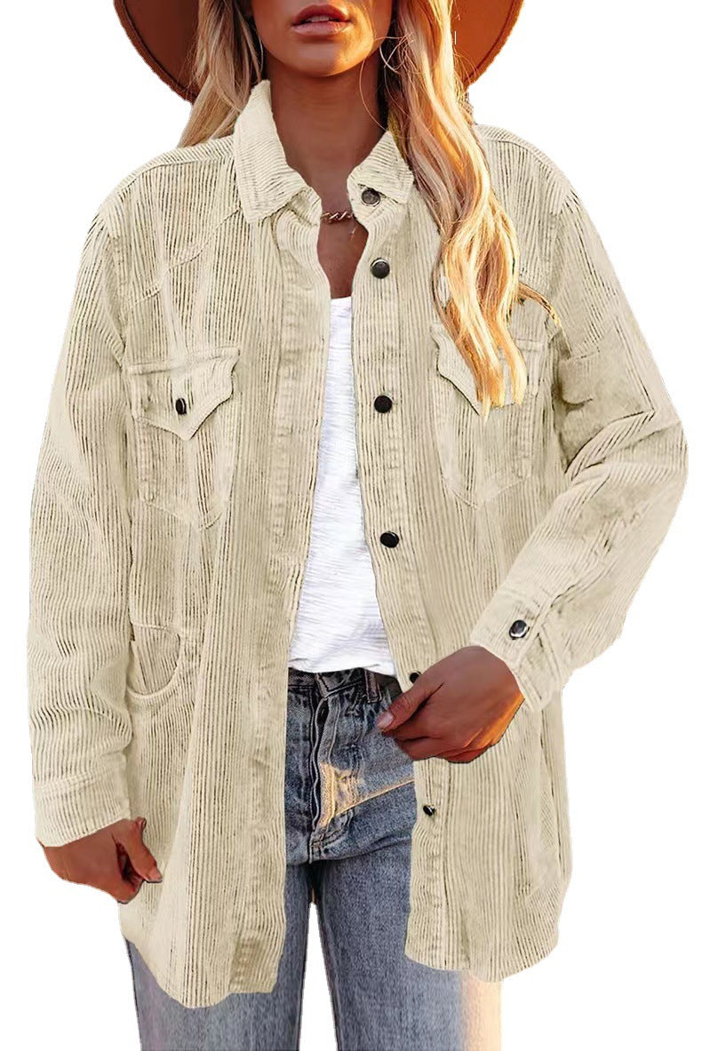 Damjacka Lätt Polyester Modern Design för Damer-2