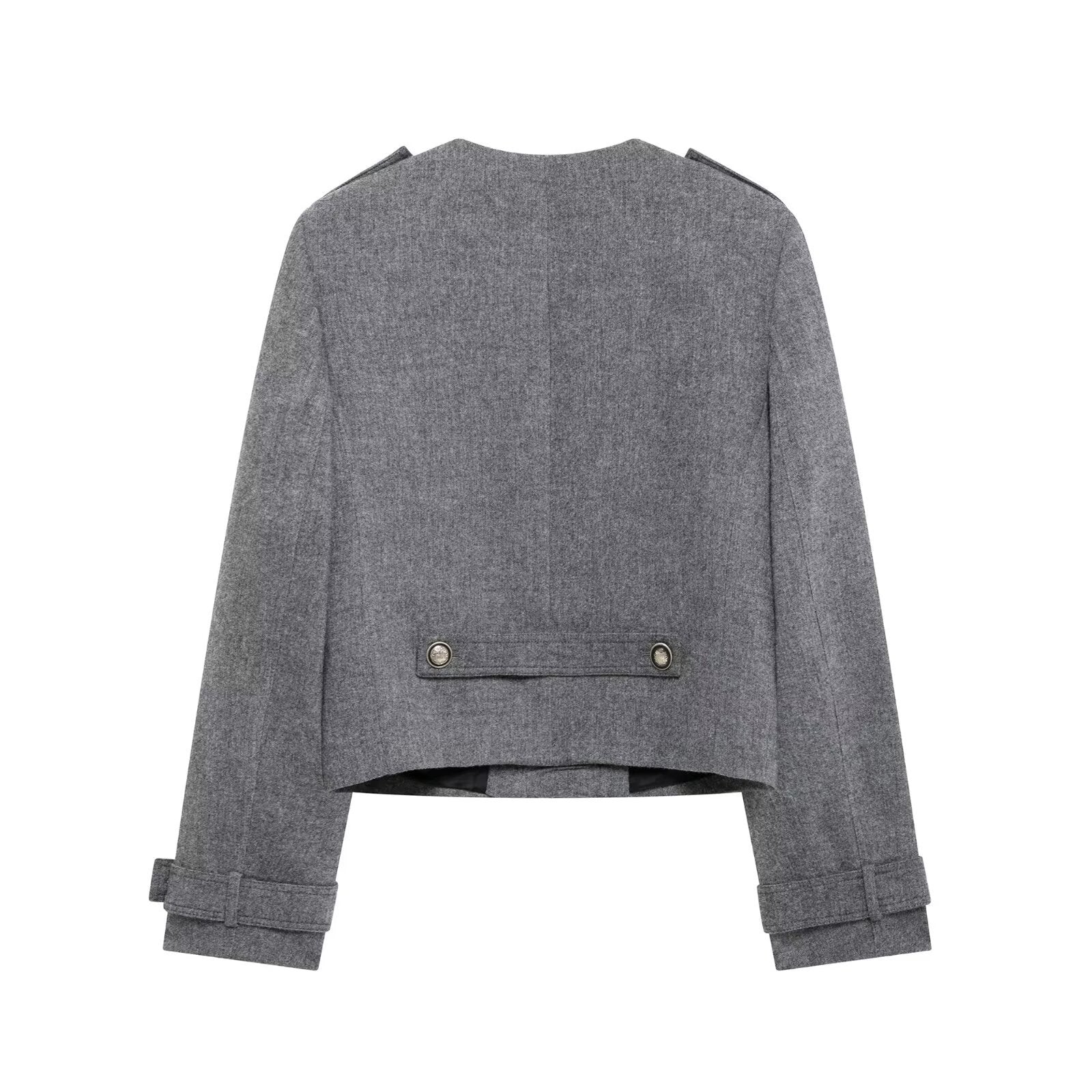 Dam Rock Set Långärmad Kappa Plisserad Kjol Högkvalitativt Material-3