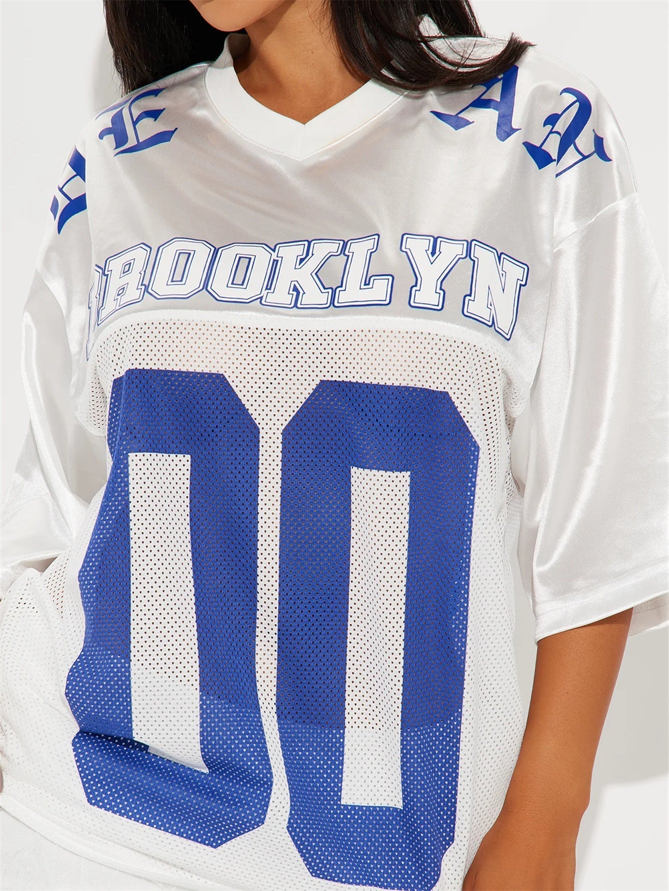 Variant image for Dam V-neck Topp Sportig Polyester Regular Fit-1