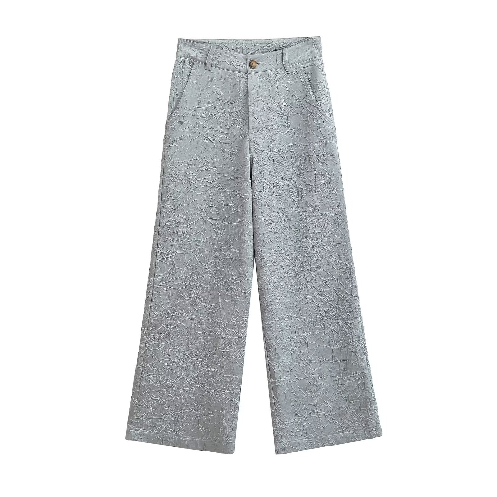 Dam Bredbyxor Strukturdesign Mjuk Andningsbar 1